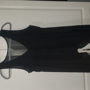 Converse draped sheer top